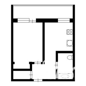 1-к квартира, вторичка, 27м2, 2/9 этаж