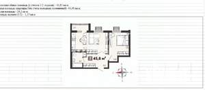 2-к квартира, вторичка, 46м2, 3/16 этаж