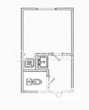 1-к квартира, вторичка, 19м2, 1/5 этаж