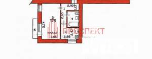 1-к квартира, вторичка, 33м2, 3/9 этаж