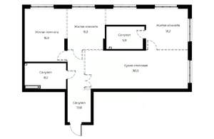 2-к квартира, вторичка, 101м2, 17/23 этаж