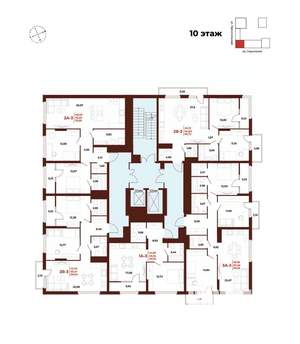 2-к квартира, вторичка, 76м2, 10/18 этаж