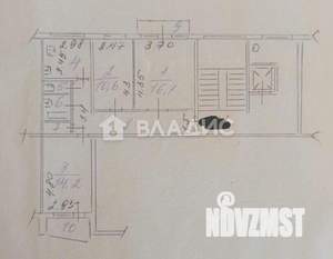 3-к квартира, вторичка, 66м2, 6/9 этаж