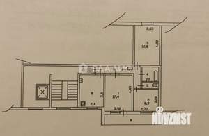 3-к квартира, вторичка, 61м2, 6/9 этаж