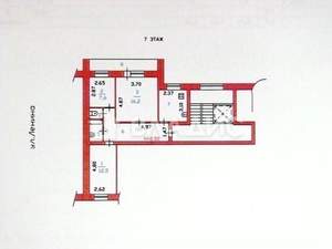3-к квартира, вторичка, 64м2, 7/9 этаж