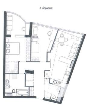 2-к квартира, вторичка, 90м2, 14/16 этаж