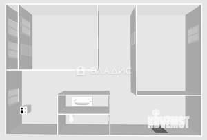 2-к квартира, вторичка, 47м2, 5/5 этаж