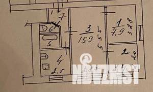 3-к квартира, вторичка, 41м2, 1/5 этаж