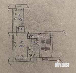 2-к квартира, вторичка, 44м2, 3/5 этаж