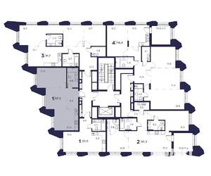 1-к квартира, вторичка, 57м2, 8/23 этаж