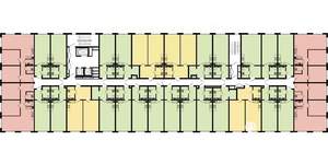 3-к квартира, строящийся дом, 75м2, 2/17 этаж