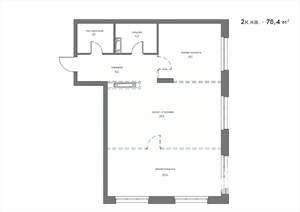 2-к квартира, вторичка, 78м2, 4/21 этаж