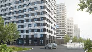 1-к квартира, строящийся дом, 33м2, 9/17 этаж