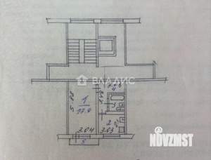 1-к квартира, вторичка, 35м2, 5/9 этаж