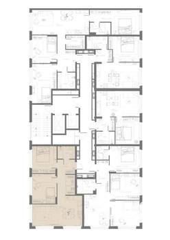 2-к квартира, вторичка, 58м2, 16/21 этаж