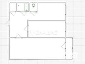2-к квартира, вторичка, 53м2, 4/9 этаж