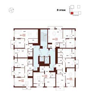2-к квартира, вторичка, 66м2, 8/18 этаж