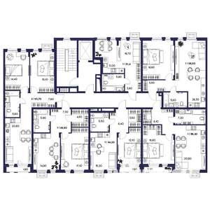 1-к квартира, вторичка, 44м2, 2/16 этаж