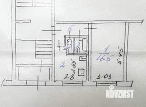 1-к квартира, вторичка, 32м2, 1/5 этаж