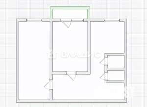 2-к квартира, вторичка, 45м2, 4/5 этаж