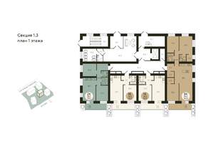3-к квартира, вторичка, 98м2, 1/18 этаж
