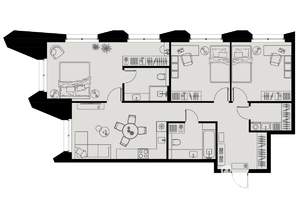 3-к квартира, вторичка, 92м2, 4/23 этаж