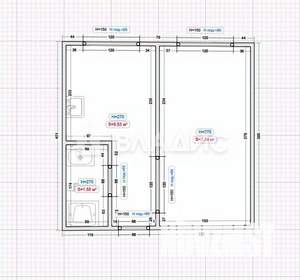 1-к квартира, вторичка, 38м2, 5/10 этаж