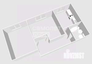 2-к квартира, вторичка, 46м2, 4/5 этаж