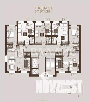 Студия квартира, вторичка, 23м2, 1/22 этаж