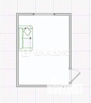 1-к квартира, вторичка, 45м2, 3/5 этаж