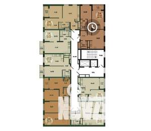 2-к квартира, вторичка, 54м2, 8/18 этаж