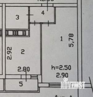 1-к квартира, вторичка, 30м2, 2/9 этаж
