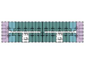 2-к квартира, строящийся дом, 57м2, 2/17 этаж