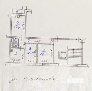 3-к квартира, вторичка, 69м2, 7/10 этаж