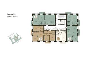 2-к квартира, вторичка, 83м2, 9/18 этаж