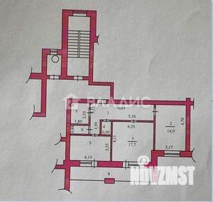 2-к квартира, вторичка, 63м2, 3/5 этаж