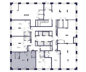 2-к квартира, вторичка, 76м2, 1/23 этаж
