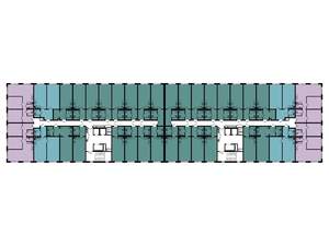 1-к квартира, строящийся дом, 37м2, 2/17 этаж