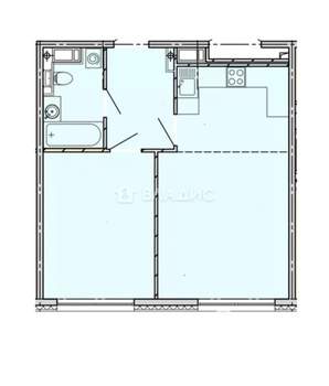 2-к квартира, вторичка, 48м2, 9/18 этаж