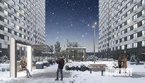 2-к квартира, строящийся дом, 63м2, 3/17 этаж