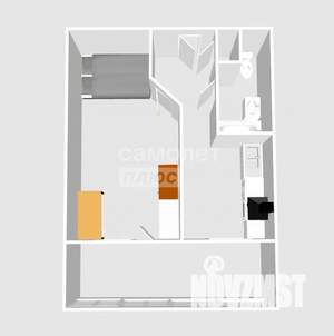 1-к квартира, вторичка, 37м2, 8/12 этаж