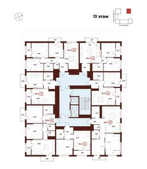 3-к квартира, вторичка, 71м2, 13/18 этаж