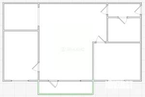 2-к квартира, вторичка, 43м2, 3/4 этаж
