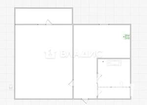 1-к квартира, вторичка, 35м2, 4/9 этаж