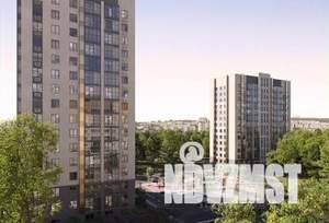 1-к квартира, строящийся дом, 39м2, 1/16 этаж