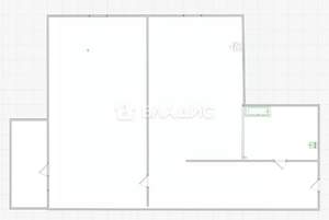 1-к квартира, вторичка, 48м2, 8/10 этаж