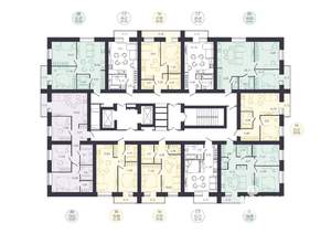 1-к квартира, вторичка, 40м2, 12/16 этаж