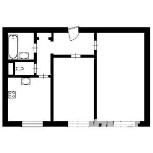 2-к квартира, вторичка, 56м2, 5/5 этаж