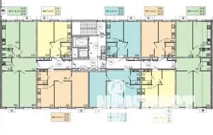 2-к квартира, строящийся дом, 53м2, 14/18 этаж
