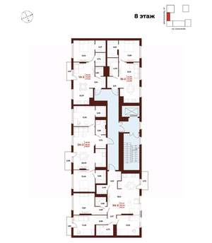 3-к квартира, вторичка, 90м2, 8/18 этаж